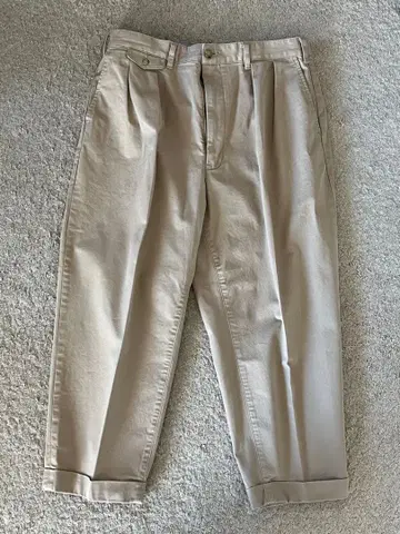 빔즈 2 플리츠 치노 팬츠 XL 사이즈