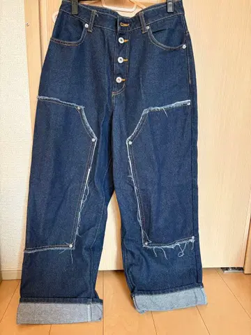 wish forever 스트레이트 데님 M