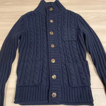 RAINMAKER 네이비 가디건 니트