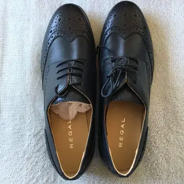 REGAL 블랙 옥스퍼드 신발 25.5cm