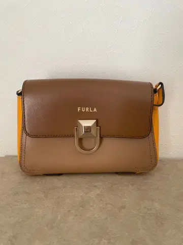 FURLA 숄더백 브라운/오렌지