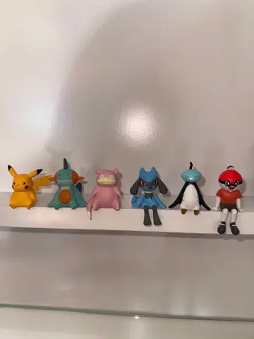 포켓몬 센터 한정 가챠가챠 피규어 세트 6체 컴프 세트