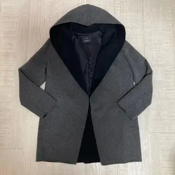 온워드 카시야마 23구 후드 부착 코트 울 코트 38 그레이