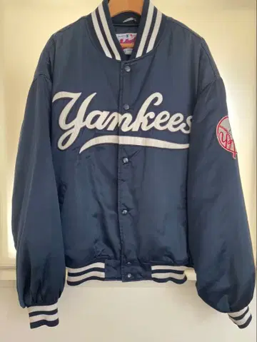 빈티지 뉴욕 양키스 바시티 자켓 M 사이즈