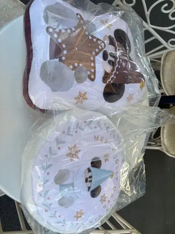 릴린린 볼 굴리기 경품 쿠션 크리스마스 디즈니