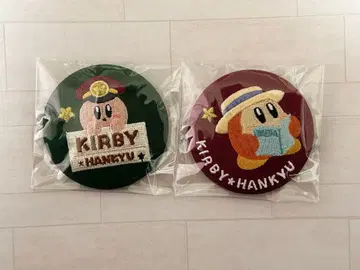 별의 커비 한큐 기차 자수 캔뱃지 커비 와돌디 모음 세트