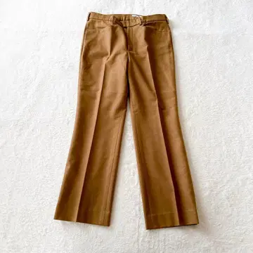 23구 23KU 센터 프레스 팬츠 울 캐시미어 브라운 M