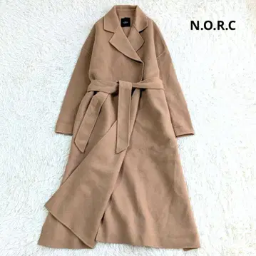 N.O.R.C 노크 리버 코트 더블 페이스 롱 카멜 M