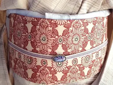 염색  나고야 오비 (고전 화문) 전 통 올 패턴 순수 실크 새상품급