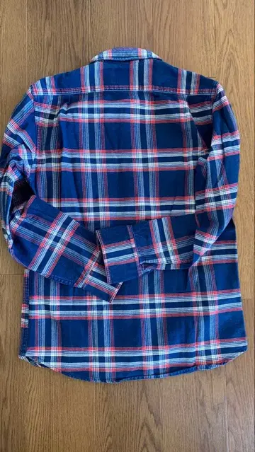 필슨 코튼 셔츠 네이비 레드 체크