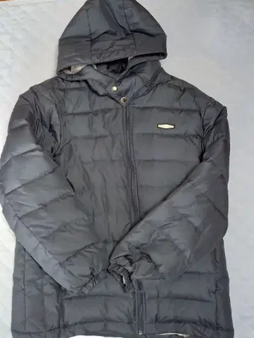 미스터 후드 부착 다운 자켓