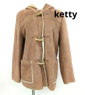 케티 ketty 더플 코트 카멜 보아 안감