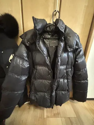 DUVETICA 광택 다운 남성용 블랙