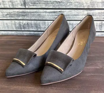 [ 새상품급 ] LE TALON 루탈론 스틸레토 가죽 펌프스 23cm