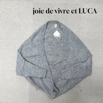 새상품 joie de vivre et LUCA 니트 판초 그레이