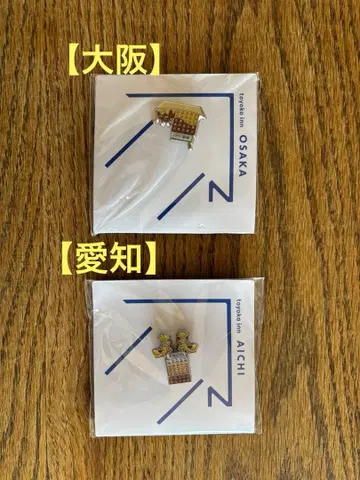 오사카 아이치 핀 배지 세트 토요코인 지역 한정 GENKI 배지 핀 배지