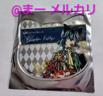 악마 집사와 검은 고양이 아쿠네코 난자타운 고양이형 아크릴 코스터 바스틴