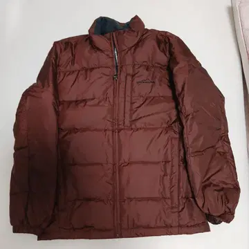 Eddie Bauer 버건디 다운 자켓 S