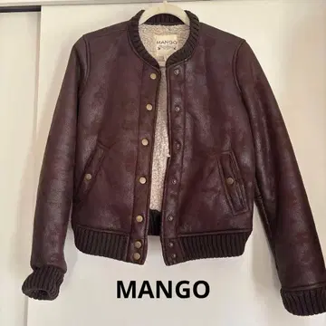 MANGO 브라운 보아 자켓 너무 따뜻해요