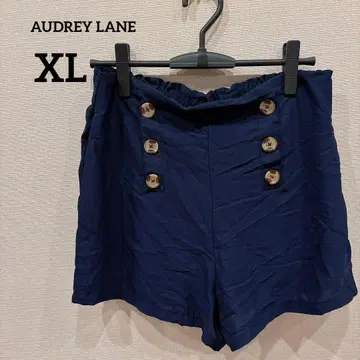 새상품급 AUDREY LANE [ XL ] 네이비 버튼 숏팬츠