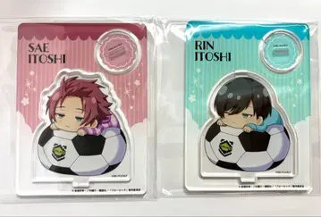 블루 록 이토시 린 이토시 사에 후와민 아크릴 마스코트