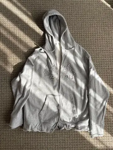 sedacle 그레이 지퍼 후드티 M 사이즈