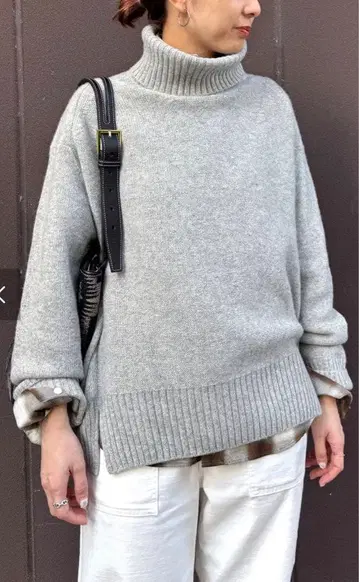 새상품급 [ FRAMeWORK ] 울 캐시미어 터틀 롱 풀오버