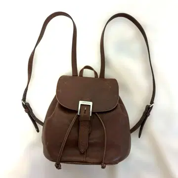 브라운 미니 백팩