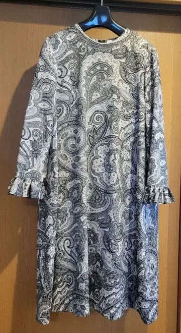 HANAE MORI 페이즐리 무늬 원피스