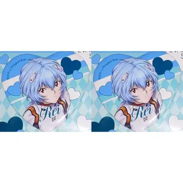 신세기 에반게리온 14주년 기념 페어 캔뱃지 아야나미 레이 2개