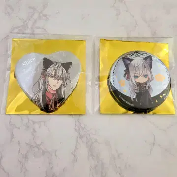 악마고양이 난자 복권 B상 캔뱃지 2종