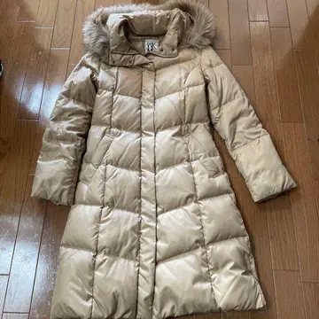 MICHEL KLEIN MK 미쉘클랑 롱 다운 코트 베이지