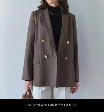 그린라벨 Greed 더블 자켓 워셔블