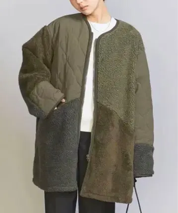 B&Y 별주 TOWNCRAFT 패치워크 퀼팅 밀리터리 자켓