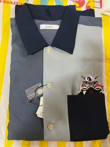 그라니프 드래곤볼 변신 빅 실루엣 폴리트로 반팔 셔츠