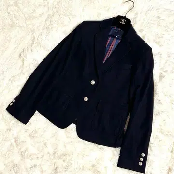 컨디션 최상급 이에나 테일러드 자켓 네이비 M 사이즈 울 100%