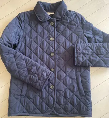 SOUP 네이비 퀼팅 자켓 코트