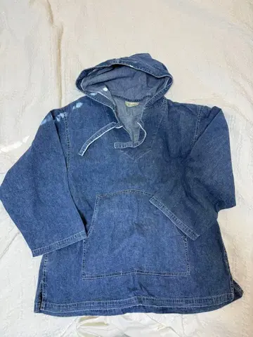 MexiPa 후드 부착 데님 자켓