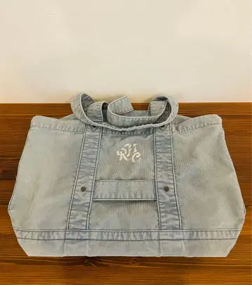 Ron Herman RHC 론 헤르만 코듀로이 토트백 스카이블루