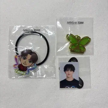 FANTASTICS 사토 타이키 캡슐 스티커 머리끈 키링