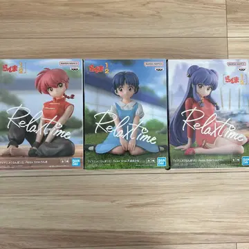 미개봉 란마 피규어 프라이스 3개 세트 Relaxtime