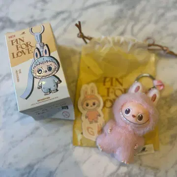 팝마트 러브브 핑포러브 봉제 인형 펜던트 G 정품