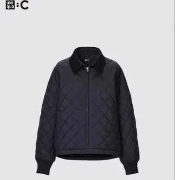 UNIQLO 블랙 퀼팅 자켓