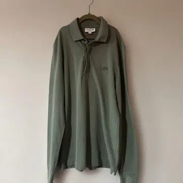 LACOSTE 라코스테 긴팔 피케 셔츠 그린 계열 사이즈 2 USXS