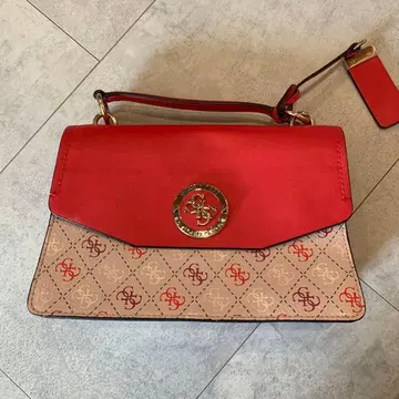 GUESS 빨간색 숄더백