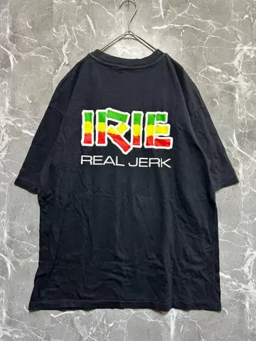 90s 캐나다제 THE REAL JERK 라스타 컬러 IRIE