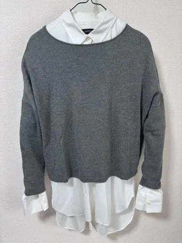 untitled 화이트 버튼 다운 셔츠 긴팔