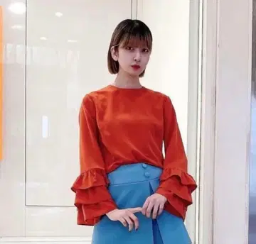 오렌지 상의 프릴 스타브링크 starblinc 망고