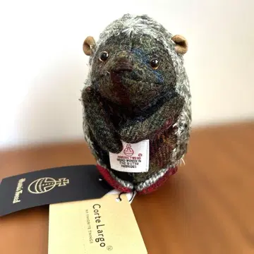 Corte Largo 고슴도치 봉제 인형 미사용 해리스 트위드