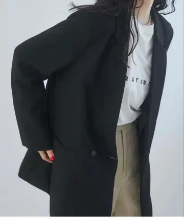 오버 사이즈 더블 자켓 팬츠 셋업